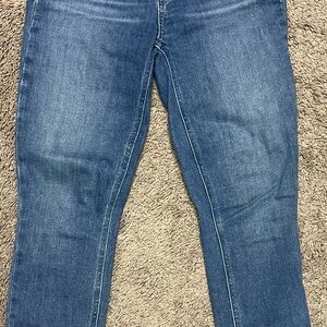 PAIGE Blue Straight Leg Women's Jeans